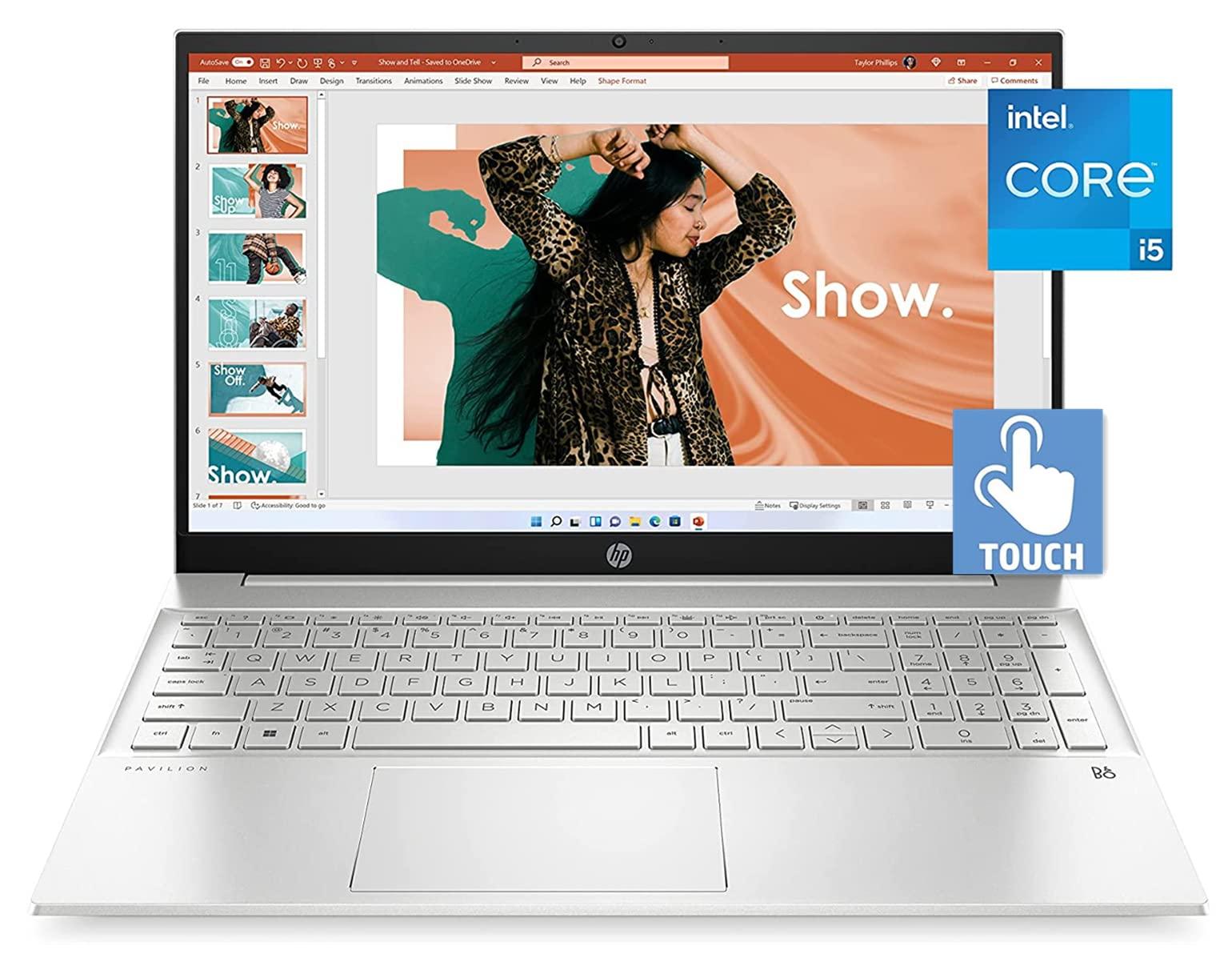 Hp 15 15 6 Hd Touchscreen Laptop For Home Student 12th Gen Intel Core I3 1215u up To 4 4 Ghz 12gb Ram 256gb Pcie Ssd Numeric Keypad Wi Fi 5 11 Hrs Battery Life Windows 11 Pro W battery