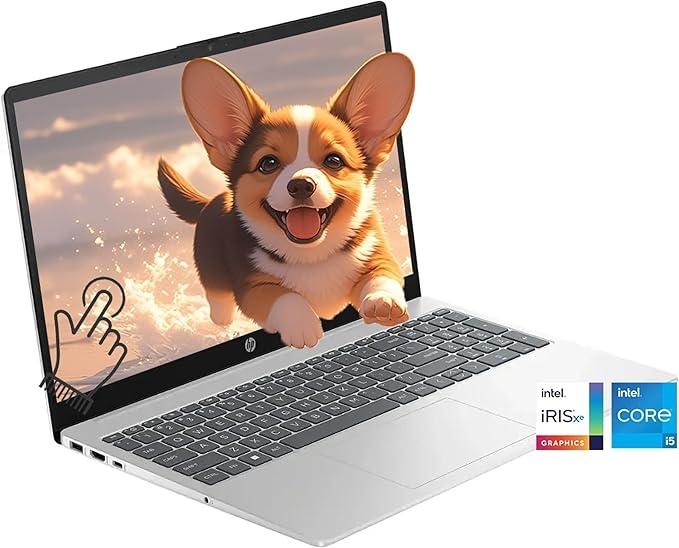 HP 15.6" Touchscreen Laptop 15 INCH HD Student Laptops, 12th Gen Intel 10 Cores Processor (Beat i7-1195G7), 32GB RAM 1TB PCIe SSD, Iris Xe Graphics, Wi-Fi 6E Win11, Silver +BWE Accessories thumbnail 3