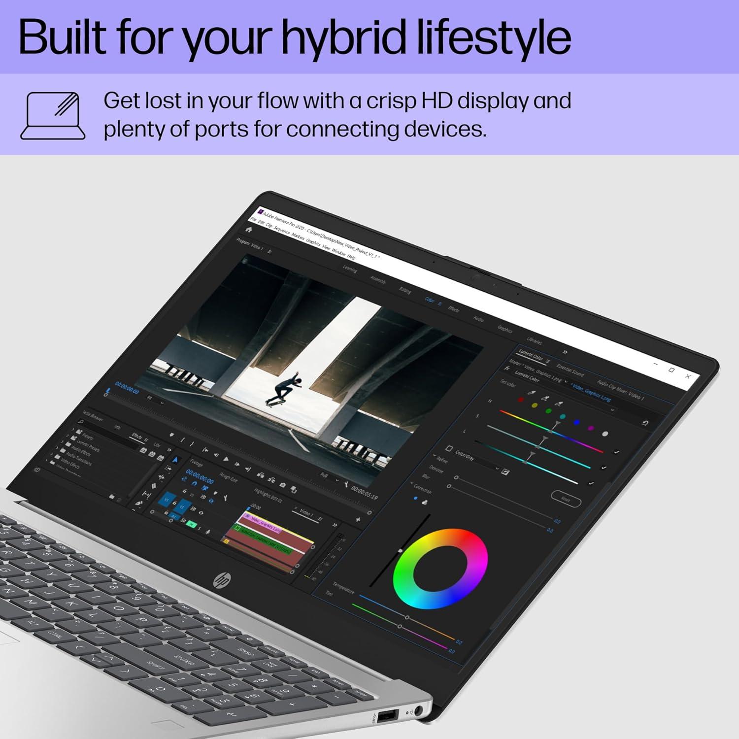 HP (Upgraded) 15 Touchscreen Laptop, Intel Core i3-1115G4 Processor, Intel UHD Graphics, 15.6" HD Touchscreen Display, Online Meeting Ready, Fast Charge, HDMI, Windows 11 Home(16GB RAM | 1TB SSD) thumbnail 3