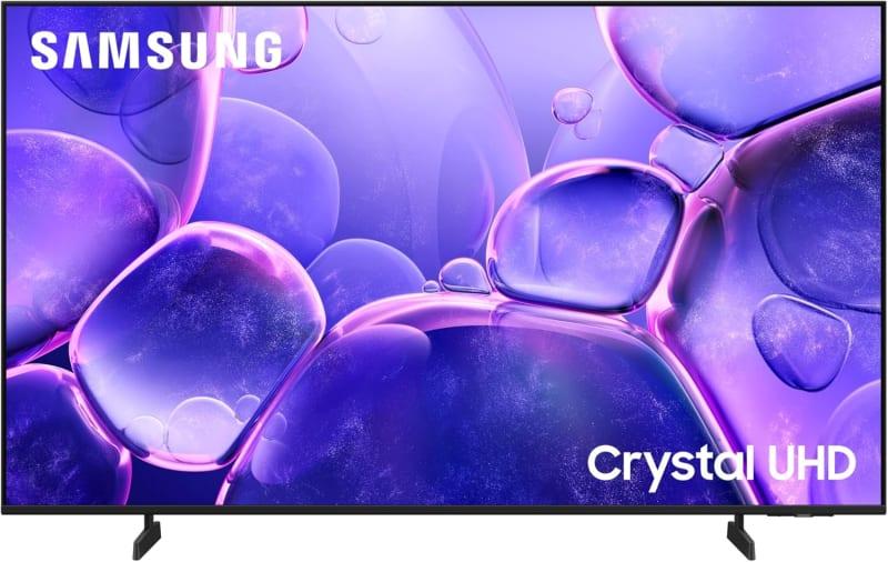Samsung 55 Inch Crystal UHD TV, U8000F, 4K, Crystal Processor 4K, MetalStream Design, Samsung Knox Security, Endless Free Content, Smart TV, UA55U8000FU