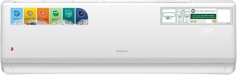 Haiwoo Air Conditioner 2 Ton Capacity 24000 BTU, T3 Highly Efficient Tropical Compressor, Golden Fin, HSAC-124K-R White