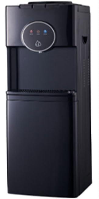 Tornado Water Dispenser Top Loading with Bottom Refrigerator Hot & Cold 3 Taps Black TWD-L3T1RE-B