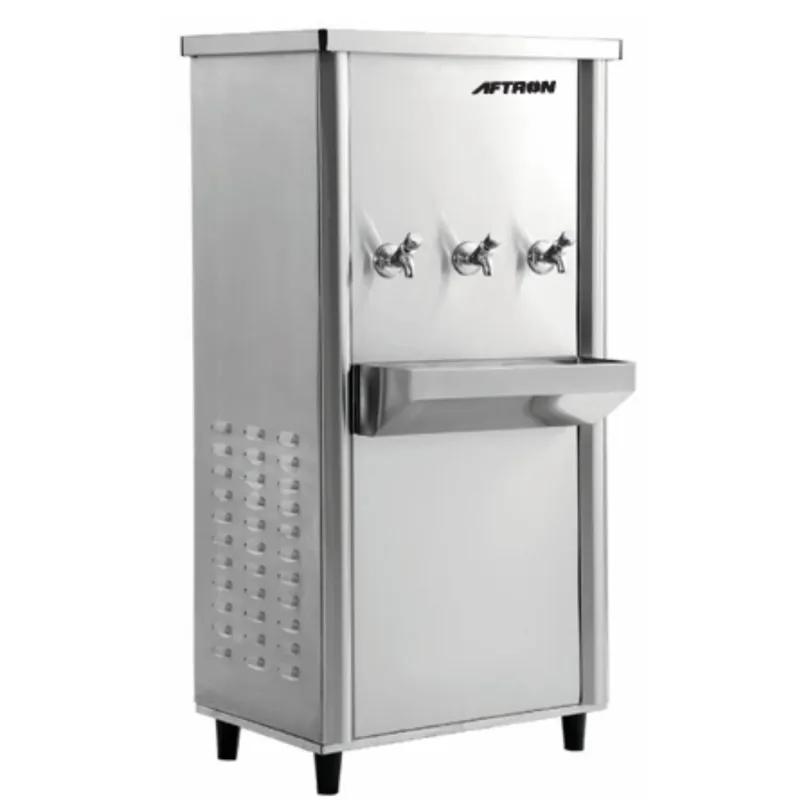 Aftron 3 Taps Water Cooler 45Litre Heavy Duty Faucets R134A Gas High Efficient Cooling System – 1 Year Full 5 Year Compressor Warranty - AFDT55 T3N
