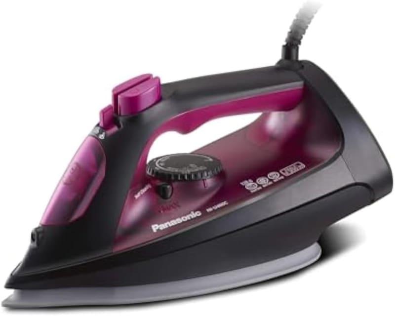 Panasonic Steam Iron, 2300Watts, Ni-U400, Pink, Big Ceramic Soleplate