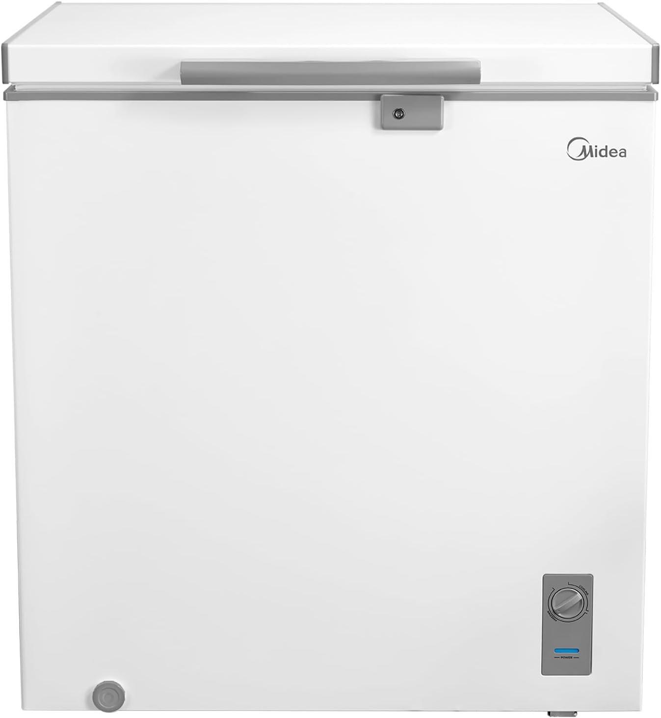 Midea 345Litre Gross & 249L Net Capacity Single Door Chest Freezer, Low Frost, High Energy Efficiency Cooling System, Adjustable Temperature, Silent Operation Ideal for Home & Restaurants - MDRC345FZE01AE