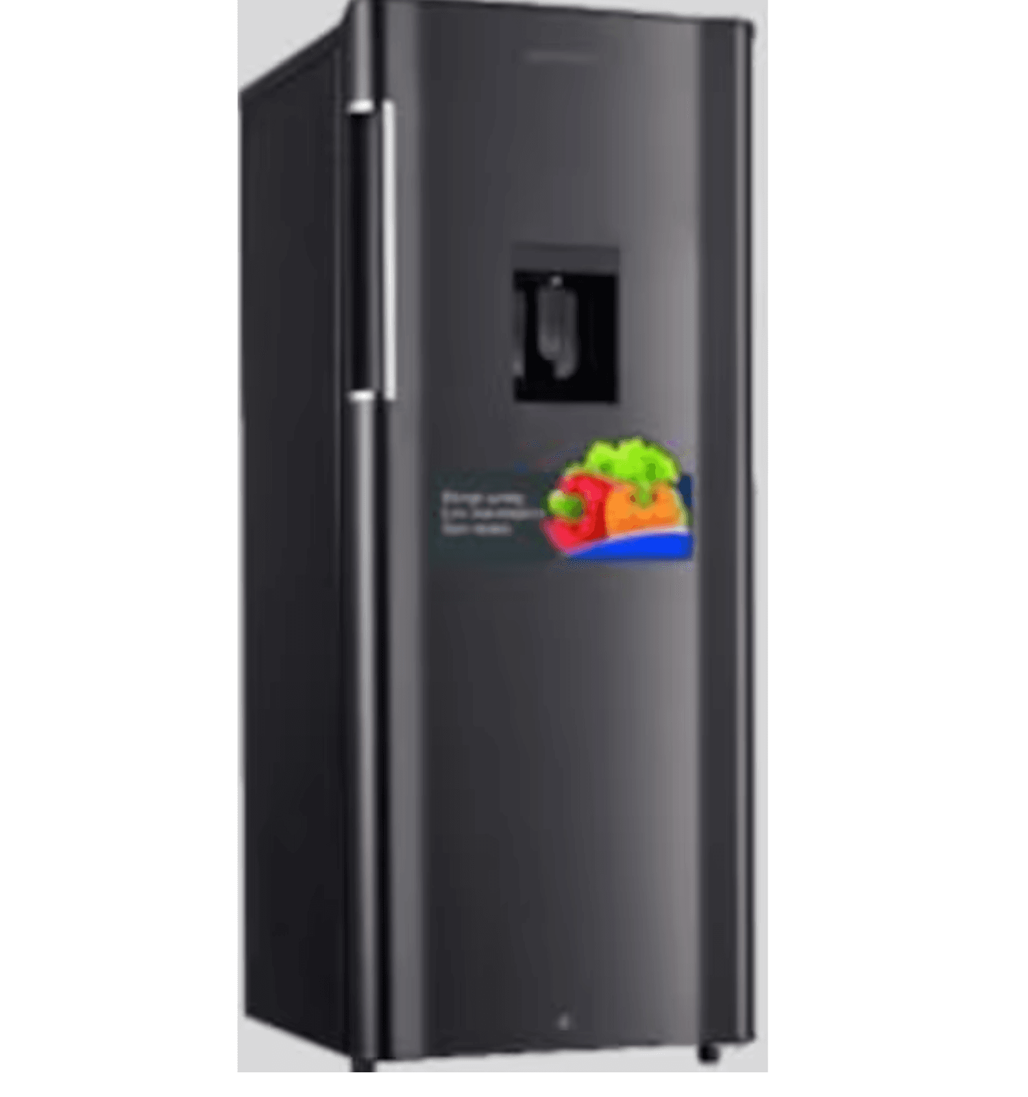Aftron 210 L (Gross)/170L(Net) Refrigerator - Defrost - with Water Dispenser - Black-AFR210WD