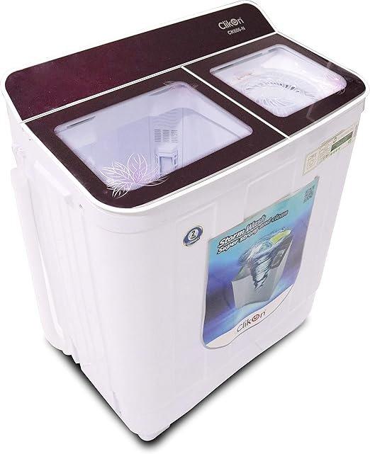 CLIKON CK606-N WASHING MACHINE - SEMI AUTOMATIC : 10KG (Glass Lid)