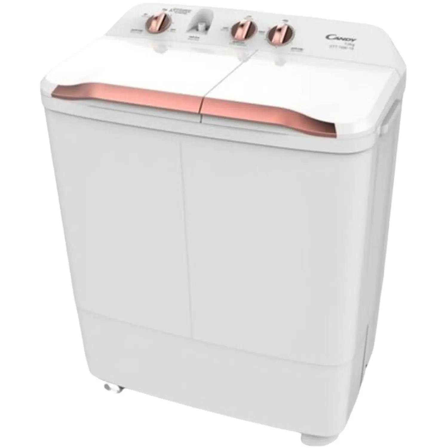 Candy 7kg Washer / 5.6kg Spin Twin Tub Washing Machine White - CTT 75W-19
