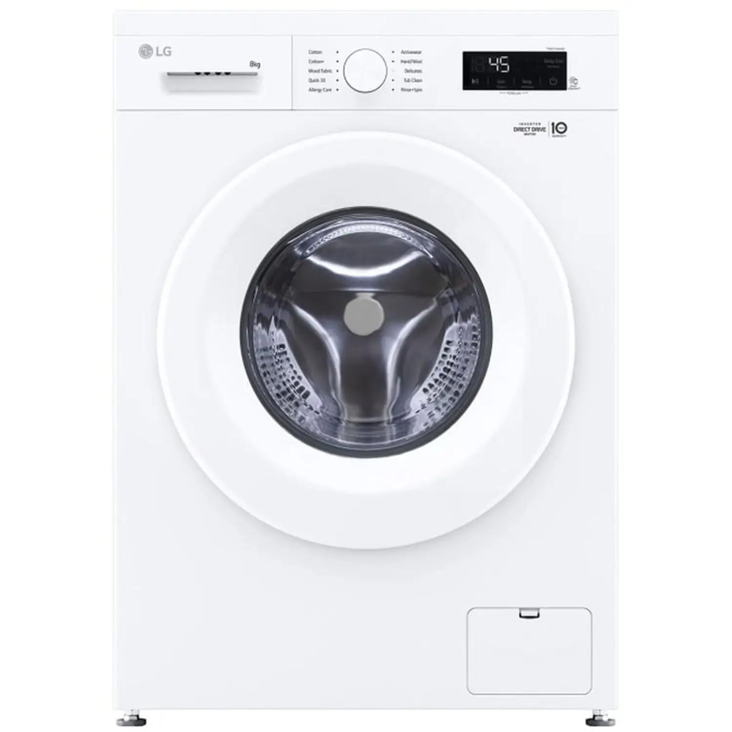 LG Front Loading Washing Machine White 8kg - F2Y1TYP3W