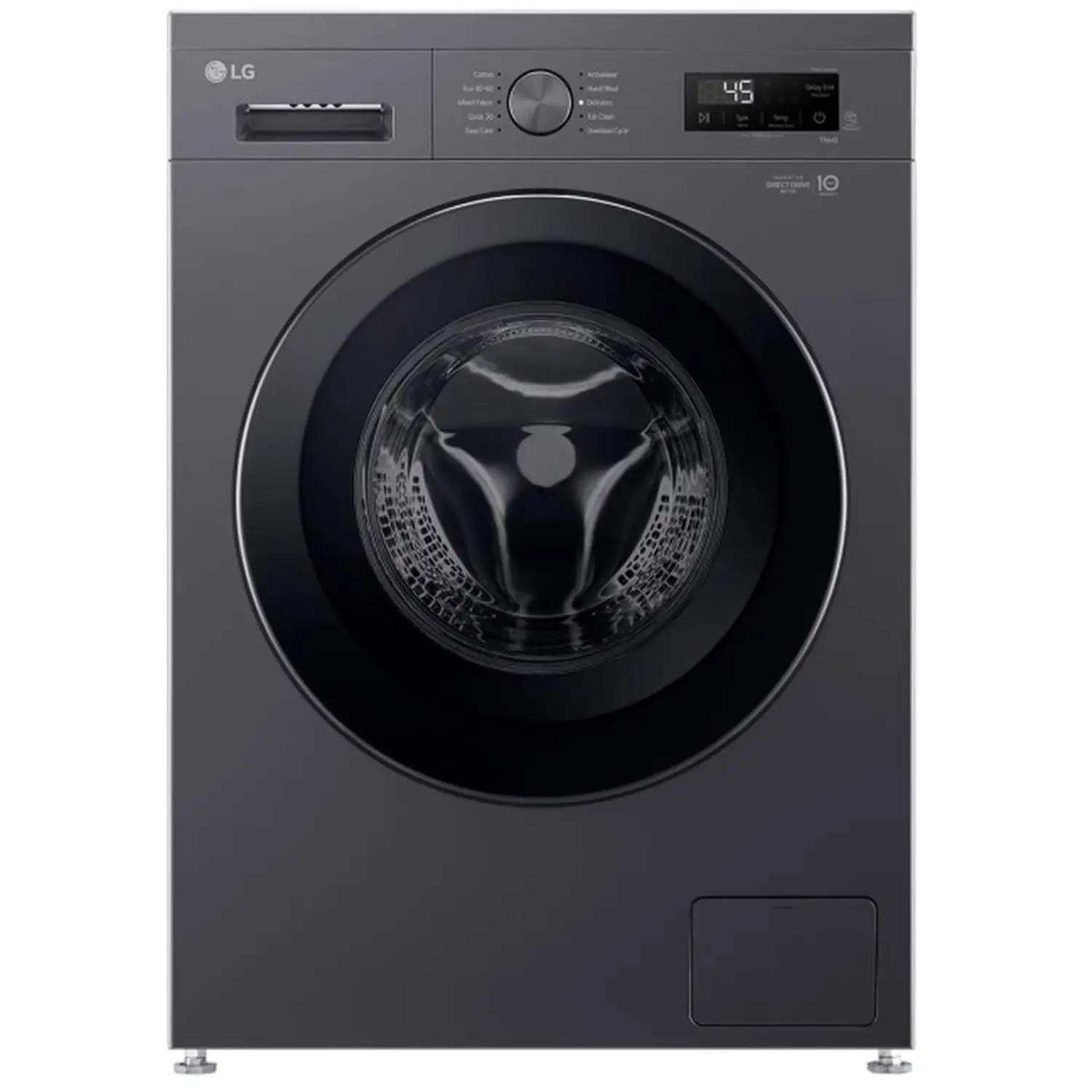 LG Front Loading Washing Machine Black 8kg - F2Y1TYP6J