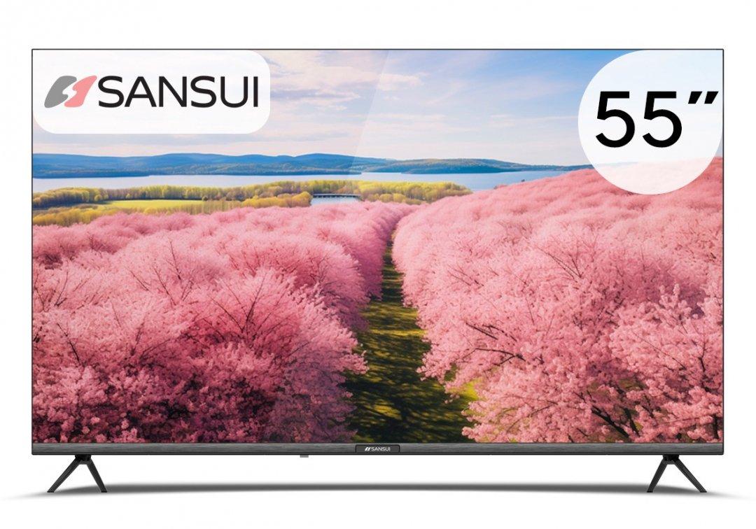 SANSUI 55" Webos Powered 4K Edgeless UHD LED SMART TV With Thinq AI - SS55LT4KW501