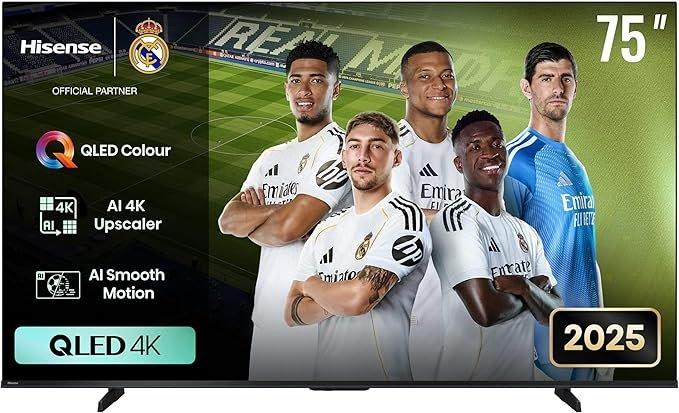 Hisense 75" Q6Q 4K QLED Smart Television – 75Q6QS (2025 Model)