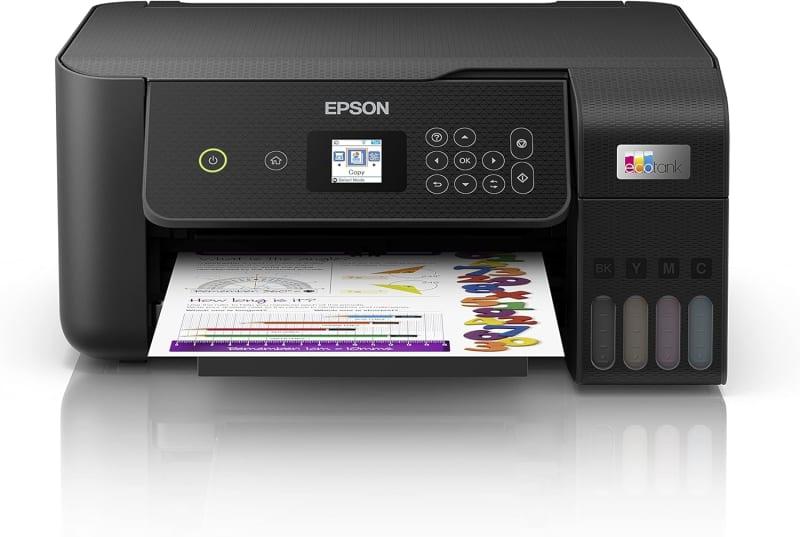 EcoTank L3260 Home Ink Tank Printer A4, Colour, 3 in 1 with WiFi and SmartPanel App Connectivity Black