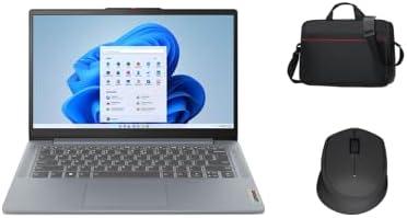 Lenovo IdeaPad Slim 3 14 Laptop, Intel Core i7-13620H, 14 Inch FHD Display, 16GB DDR5 RAM, 512GB SSD, Intel UHD Graphics, Windows 11, Arctic Grey, with Bag and Wireless Mouse (UPGRADE)