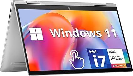 Hp 2023 Latest Envy 2 In 1 Laptop 14 Fhd Touch Laptop 13th Gen Core I7 1355u 16gb 2tb Ssd Iris Xe Graphics Backlit Eng Key Win11 Silver With Free Sports Action Camera upgraded