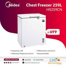 MIDEA HS259CN 259L CHEST FREEZEER
