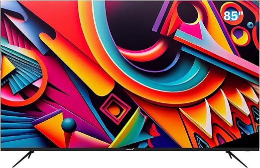 VIDEOCON E85QLGT1100 85" QLED GOOGLE SMART TV NEW 2024 MODEL