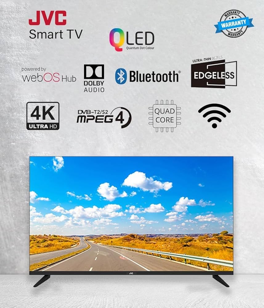 JVC LT-85NQ7155 85" QLED 4K SMART LED TV 2024 MODEL