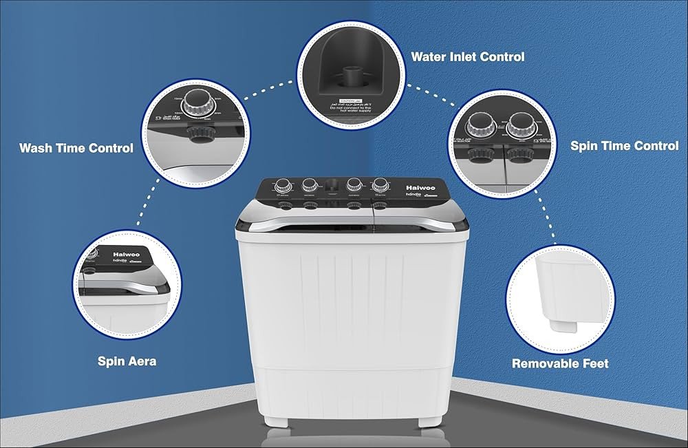 HAIWOO TWIN TUB Washing Machine 14KG HWM-1550X