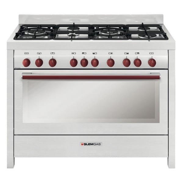 GLEMGAS MGW626RD 6 BURNERS 120X60 GAS COOKER