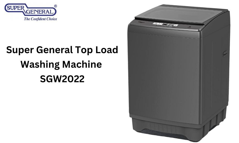 SUPER GENERAL SGW2022 20KG TOP LOAD WASHING MACHINE