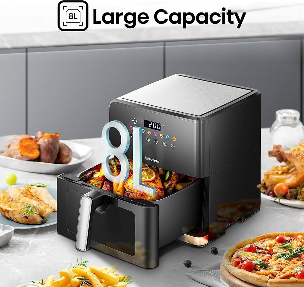 HISENSE HSH09AFBKS4S AIR FRYER 8L1700W