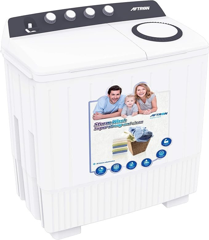 AFTRON 14KG TWINTUB  SEMI AUTOMATIC WASHING MACHINE AFW14600X